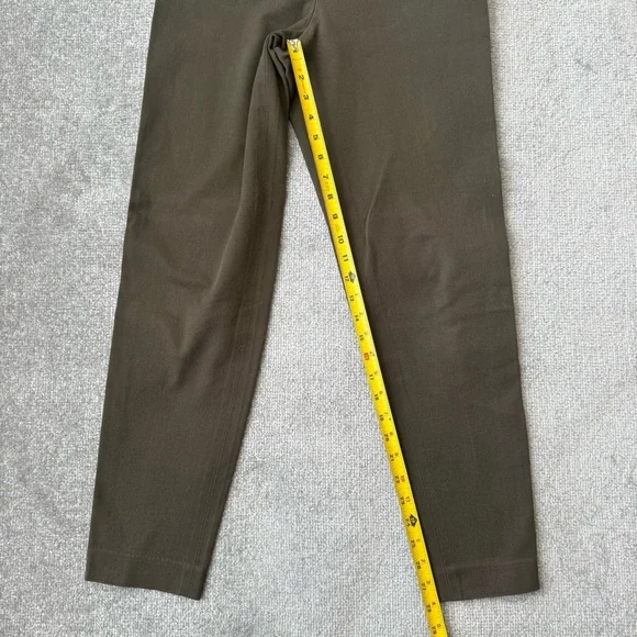 Banana Republic Pants Womens 2 Green Stretch Cotton Straight Leg Slim Fit Career - Picture 8 of 11